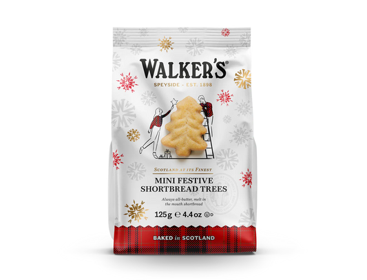 Walkers Mini Shortbread Festive Trees 125g