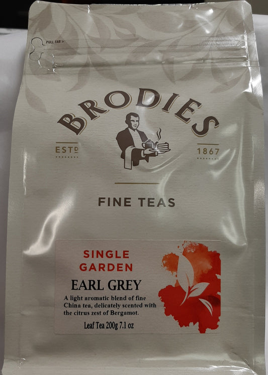 Brodies Earl Grey Leaf Tea 200g