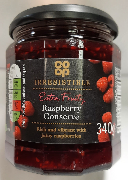 Co Op Raspberry Conserve 340g