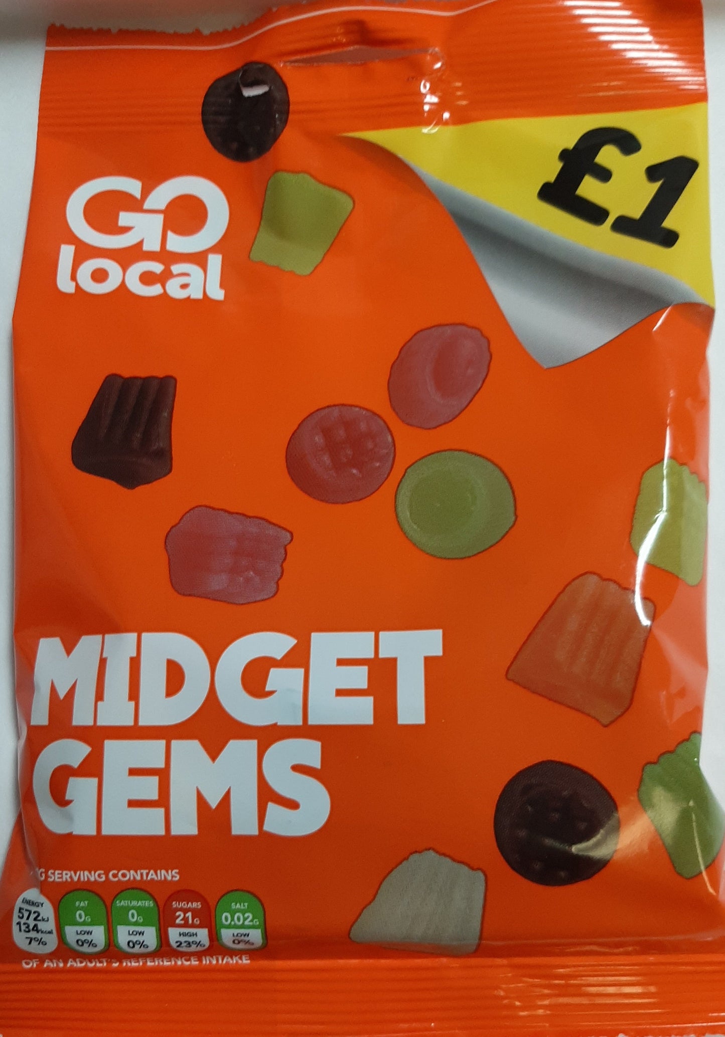 Go Local Midget Gems 130g