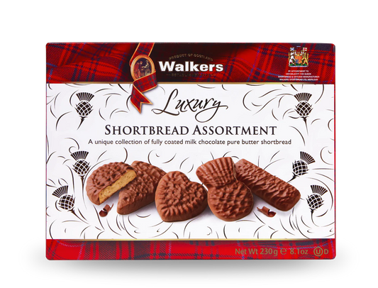 Walker's Luxury Chocolate Shortbread Assortment 230g