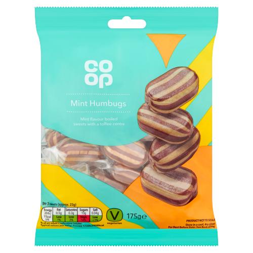 Co Op Mint Humbugs 175g