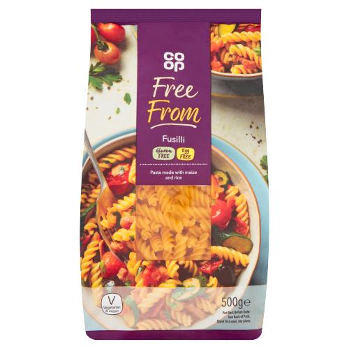 Co Op Free From Fusilli 500g