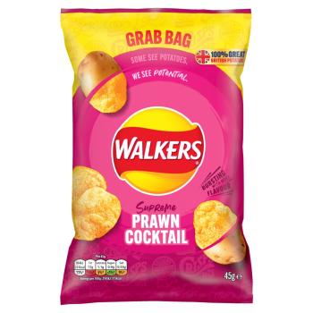 Walker's Prawn Cocktail Crisps 45g