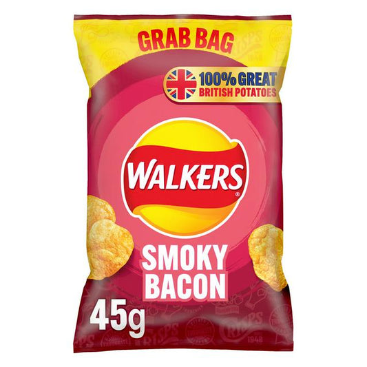 Walker's Smoky Bacon Crisps 45g