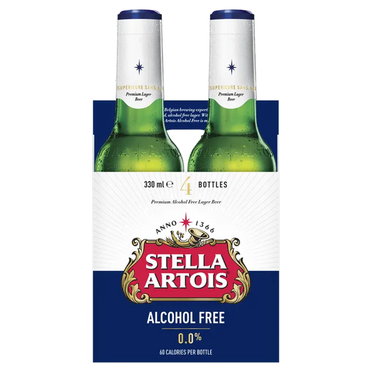 Stella Artois Alcohol Free 4 Pack