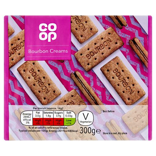 Co Op Bourbon Creams 300g