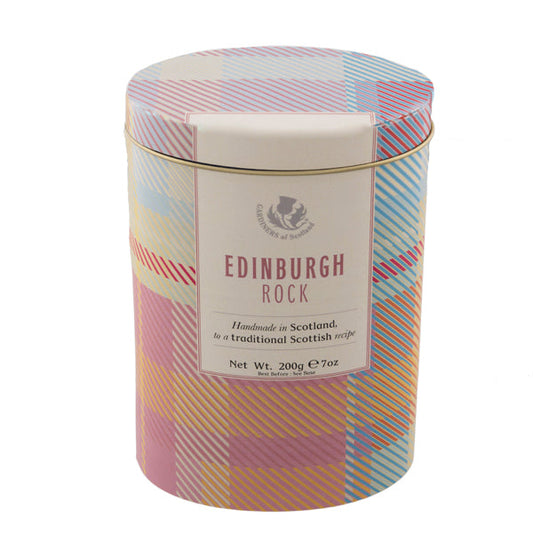 Gardiner's Edinburgh Rock Tartan Tin 200g