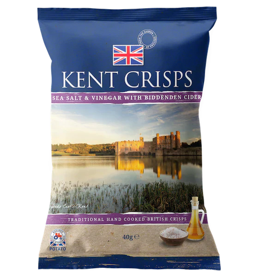 Kent Crisps Sea Salt & Biddenden Cider 150g