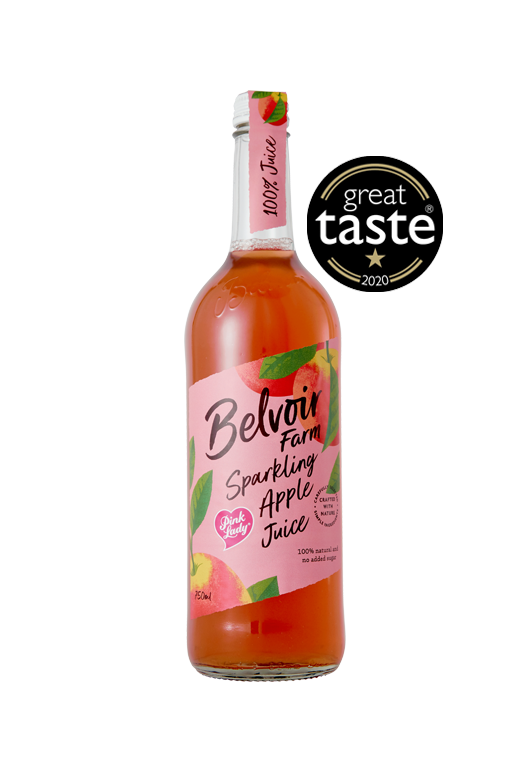 Belvoir Sparkling Pink Lady Apple Juice 750ml