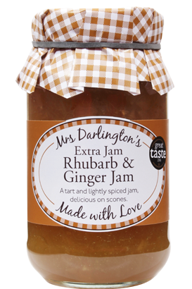 Mrs. Darlington's Rhubarb and Ginger Jam