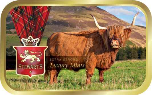 Stewart's Highland Cow Mint Tin 40g