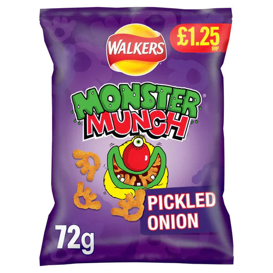 Walker's Monster Munch Mega Pickled Onion 72g