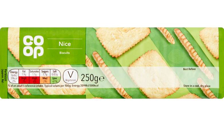 Co Op Nice Biscuits 250g