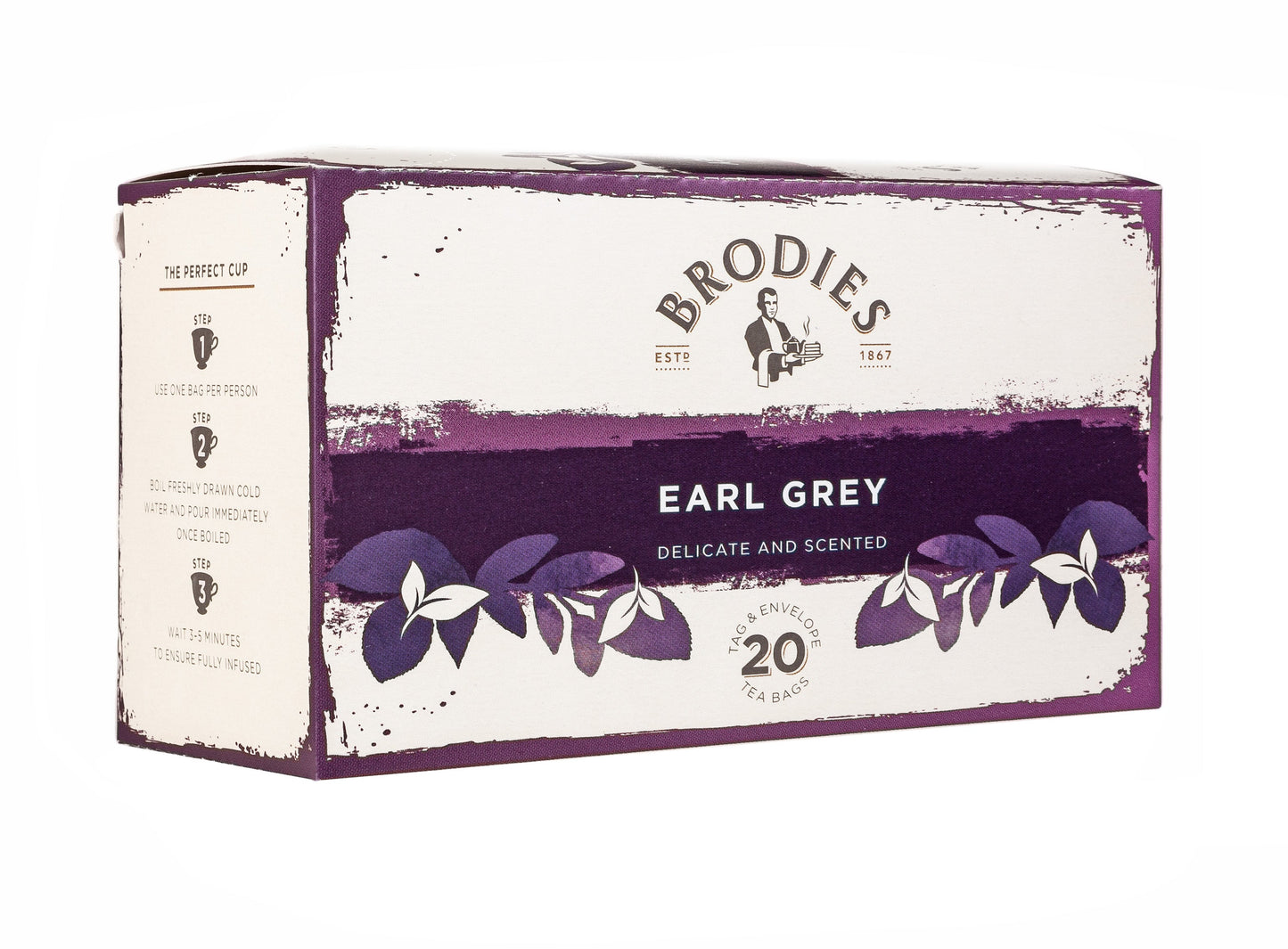 Brodies Earl Grey Tea Tag & Envelope Tea Bags