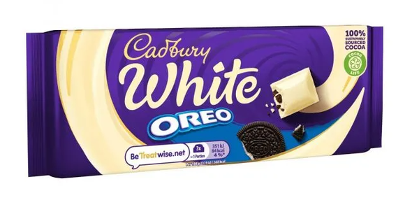 Cadbury Dairy Milk White Oreo 120g