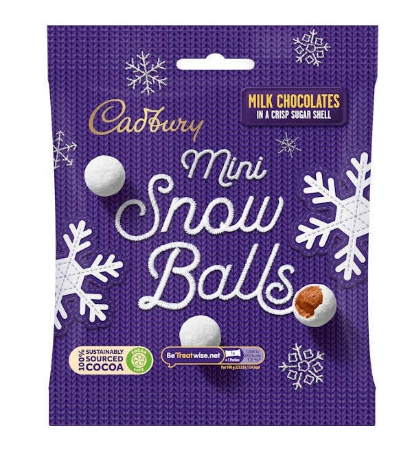 Cadbury Mini Snowballs 80g