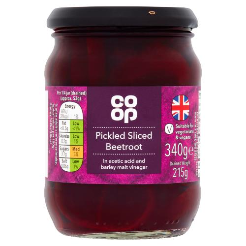 Co Op Pickled Sliced Beetroot 340g