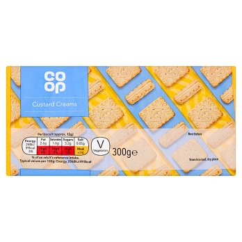 Co Op Custard Creams 300g