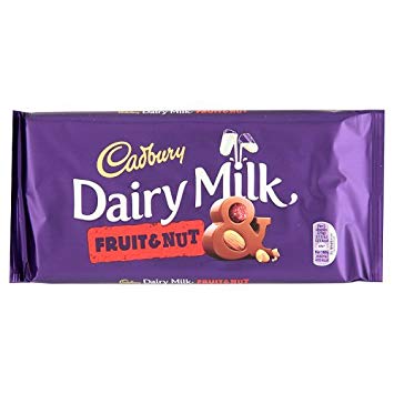 Cadbury Fruit & Nut 180g