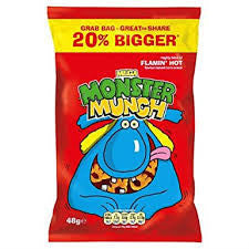 Walker's Monster Munch Mega Flamin Hot 40g