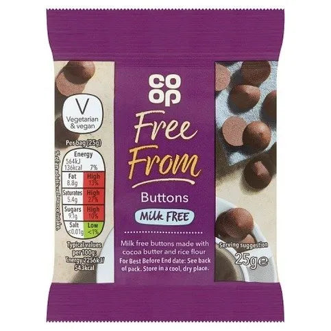 Co Op Free From Buttons 25g