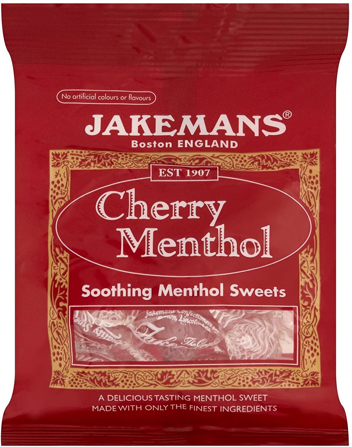 Jakemans Lozenge Cherry Menthol 73G