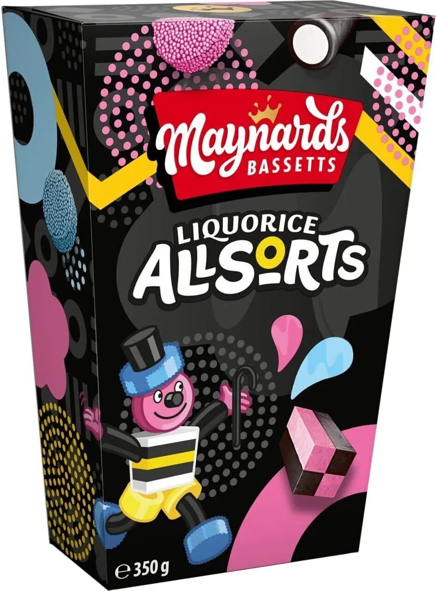 Maynards Bassetts Liquorice Allsorts Carton 350g