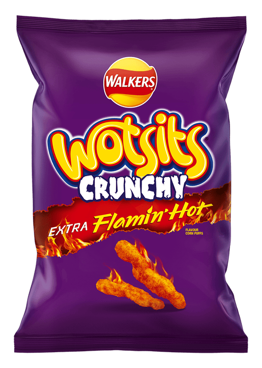 Walker's Baked Wotsits Crunchy Flamin Hot 60g